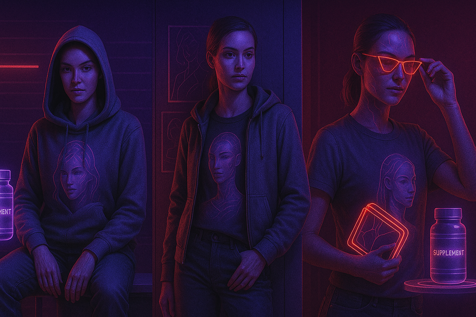 P.Ai.M.P. Lifestyle and Merch collection – AI posters, merch and supplements